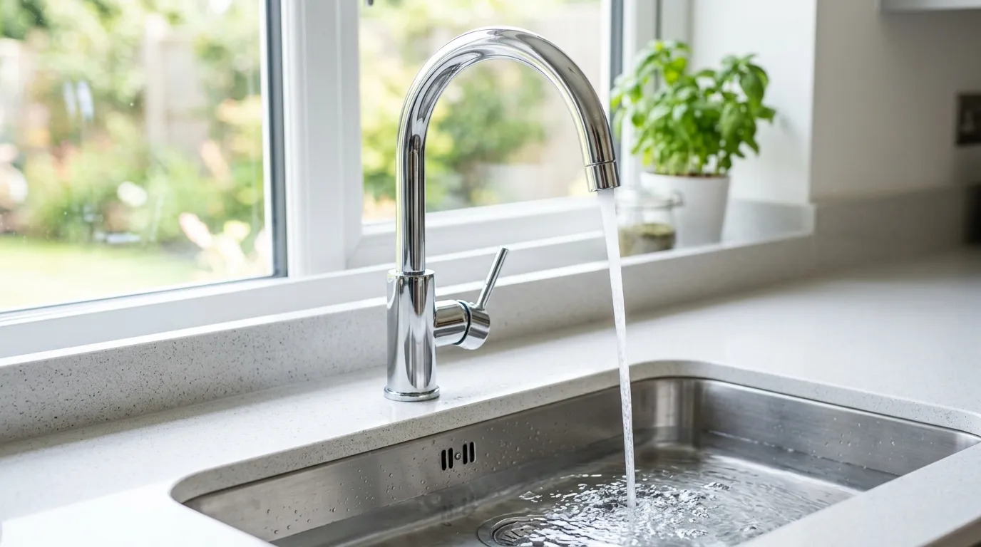 Local Plumbing Master Pros same day plumber fixing a faucet in Wittenberg, WI
